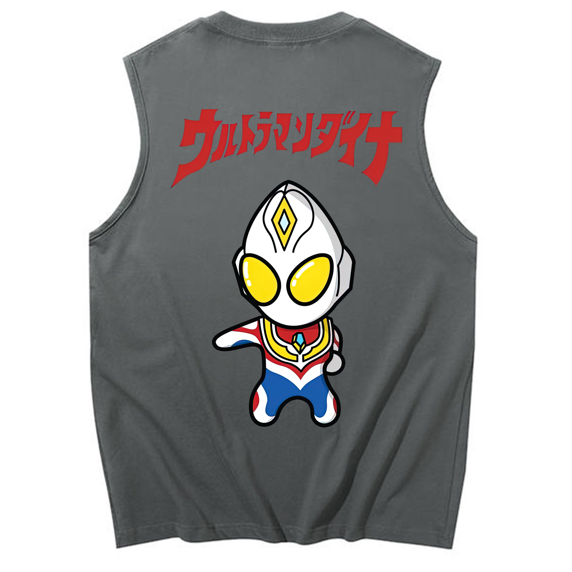 （画像用） ウルトラマン Ultraman コットン100％タンクトップ（背面プリント）